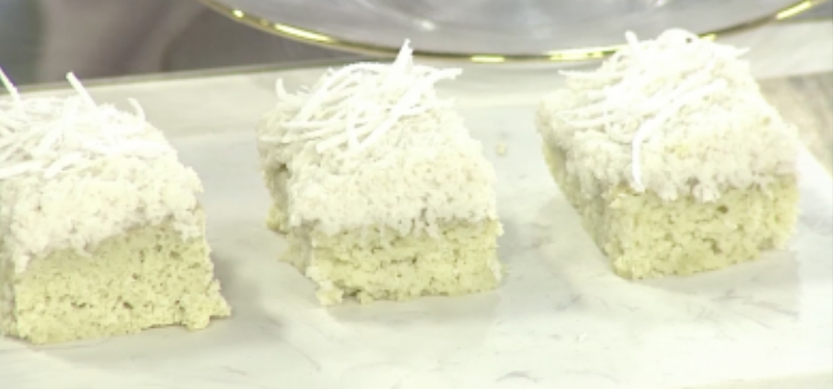 receita de bolo de coco com calda