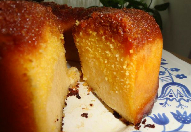 receita de bolo de fubá cremoso com leite condensado