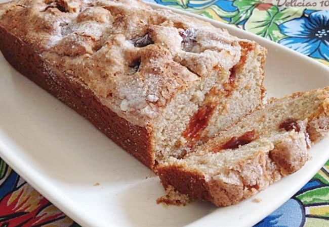 bolo de goiaba e banana