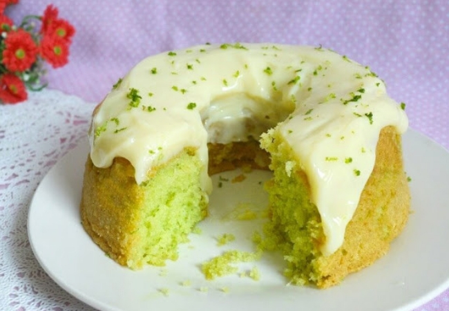 receita bolo de limão verde