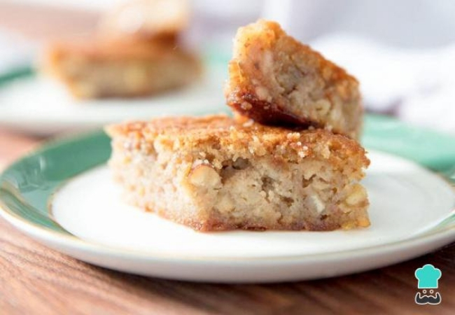 bolo de maçã com farinha de arroz