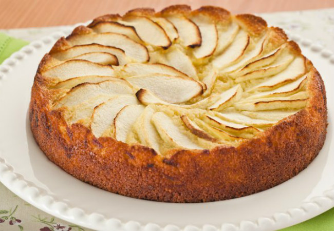 bolo de maçã