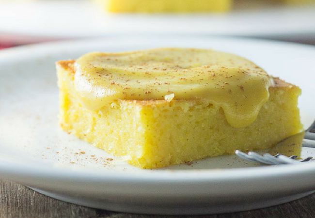 receita de bolo de milho com curau