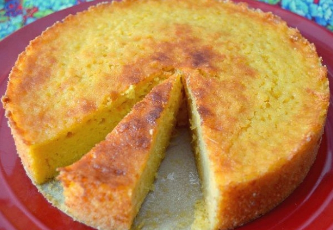 receita de bolo de milho de lata fit