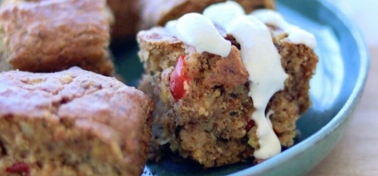 receita bolo de milho salgado vegan