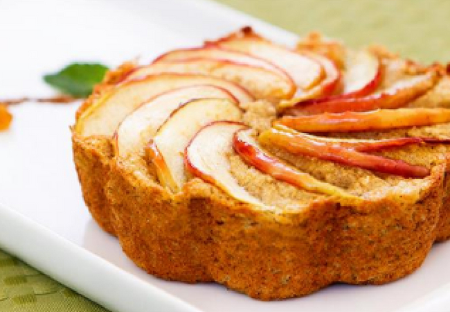 receita de bolo fit de maçã