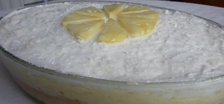 receita de bolo gelado de leite ninho abacaxi