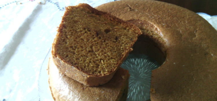 bolo sem ovo de café