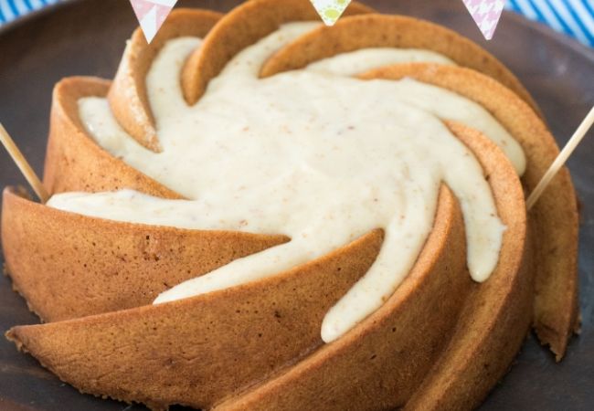 bolo vulcão de paçoca