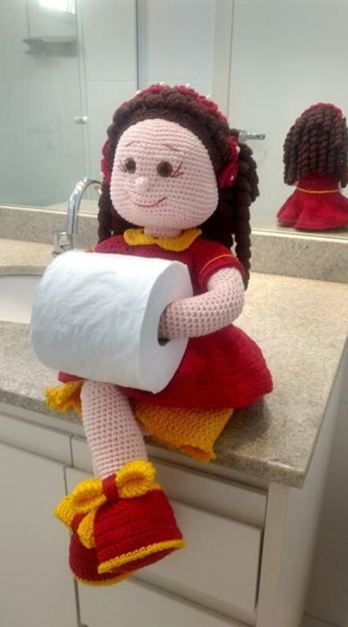 modelo boneca amigurumi