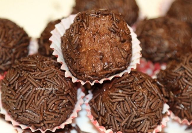 brigadeiro de banana fit