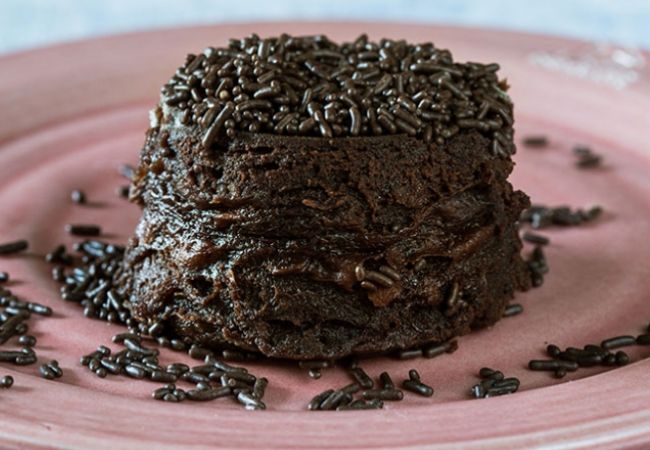 brigadeiro de caneca no micro-ondas