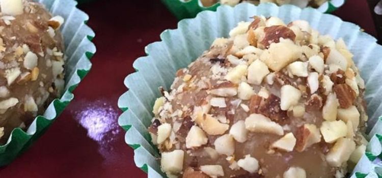 receita brigadeiro de caramelo amêndoas