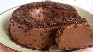 brigadeirão sem forno e sem gelatina