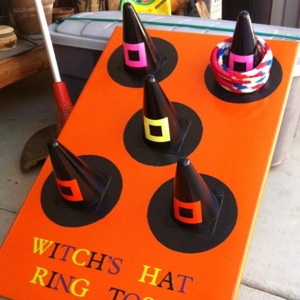 ideias brincadeiras de halloween chapeu