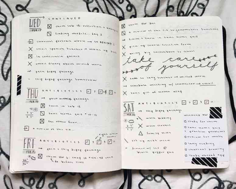 bullet-journal-ideias