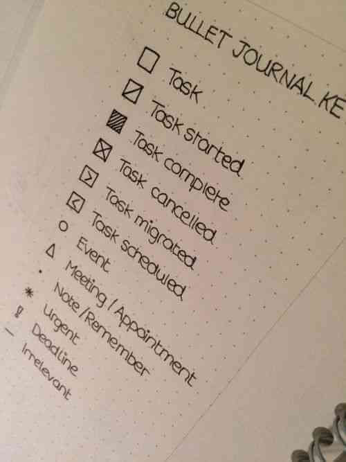 bullet-journal-legenda