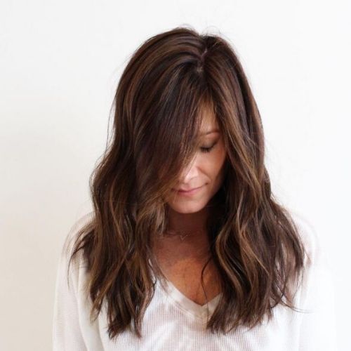 corte cabelo liso longo assimetrico franjão