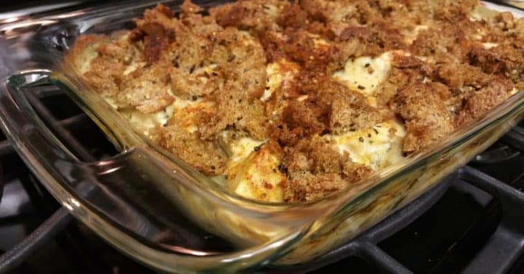 caçarola arroz e frango