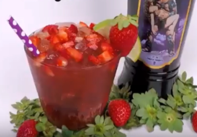 caipirinha de morango com catuaba