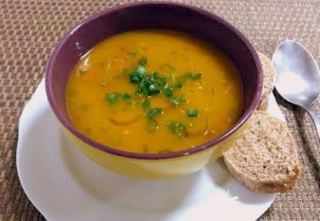 caldo de abóbora com calabresa