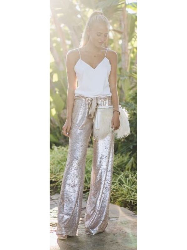 roupas para o reveillon calça e blusinha