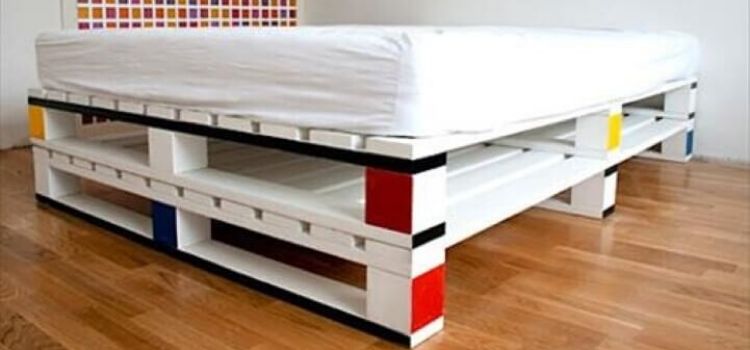 modelo cama alta com pintura