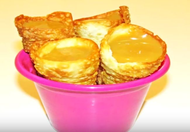 receitas com massa de pastel canudinho com doce de leite