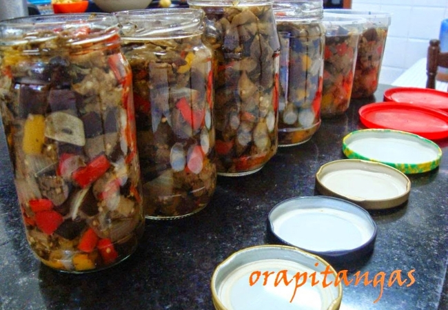 caponata em conserva