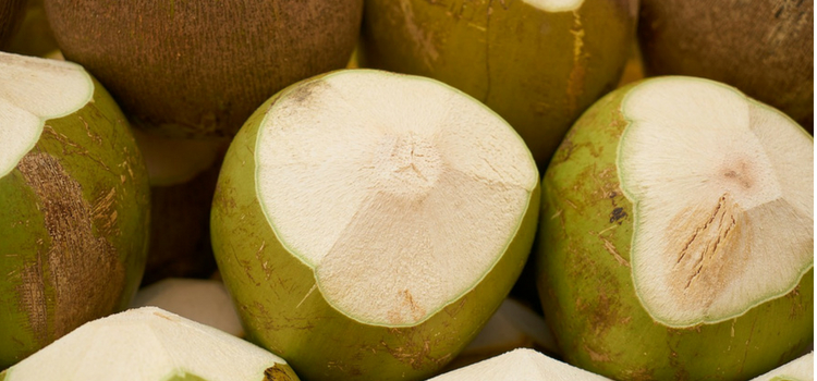 quantos carboidratos tem na água de coco