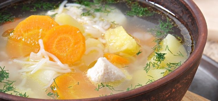 modelo de cardápio para dieta da sopa