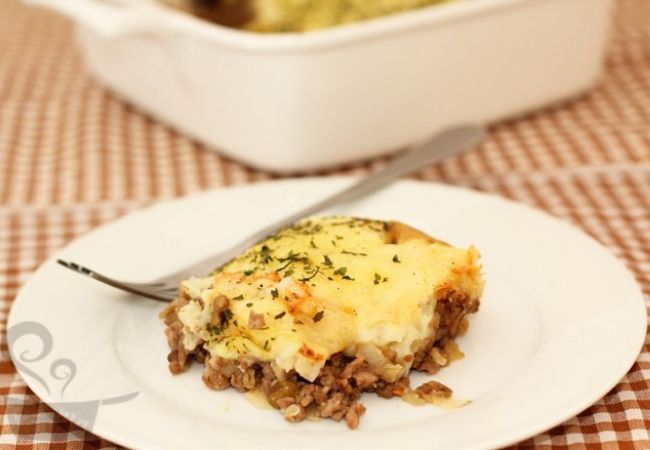 torta de batata e carne moída 