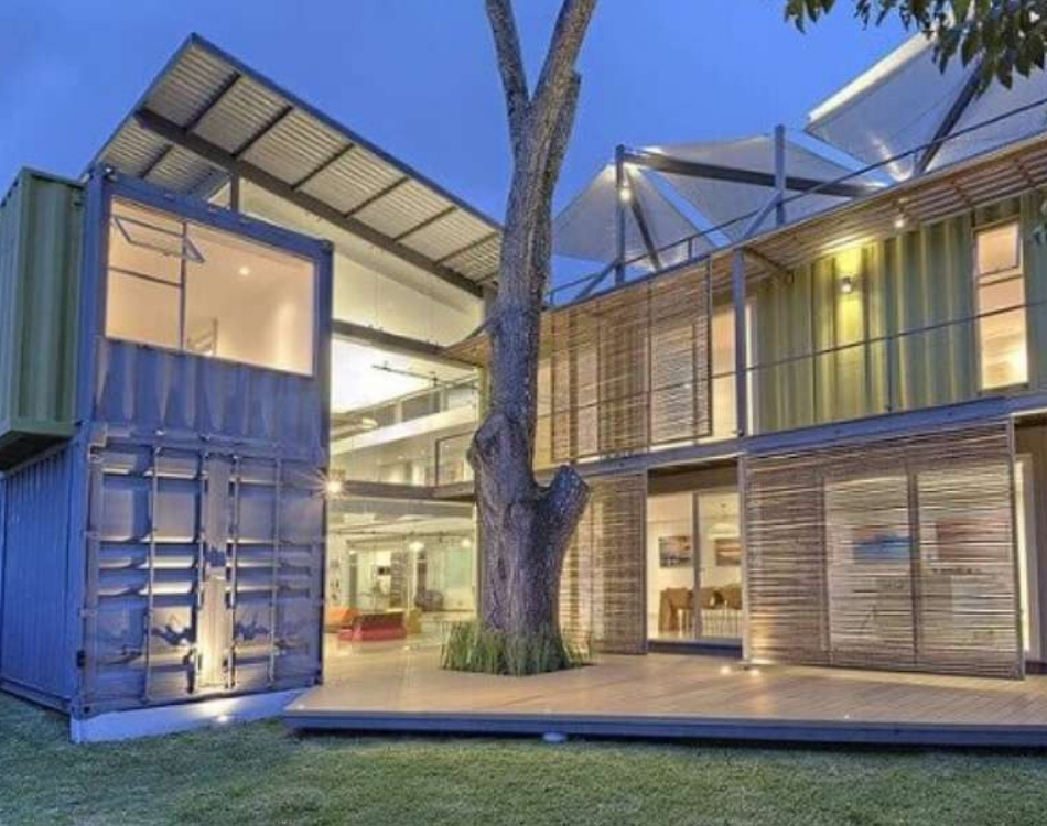 modelo casa container natural