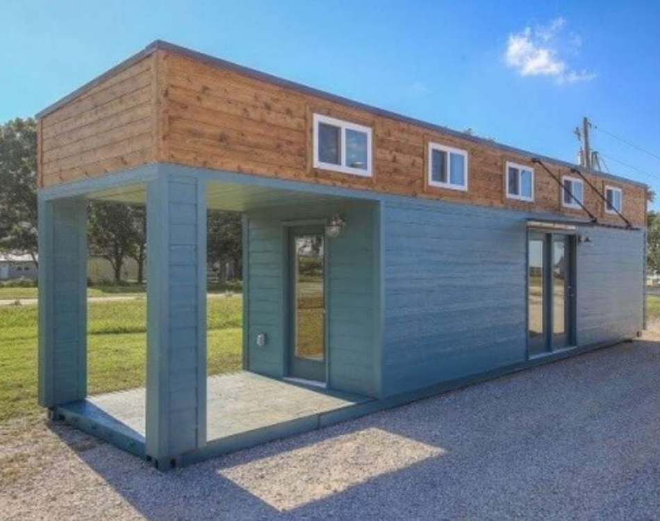 modelo casa container terreo simples