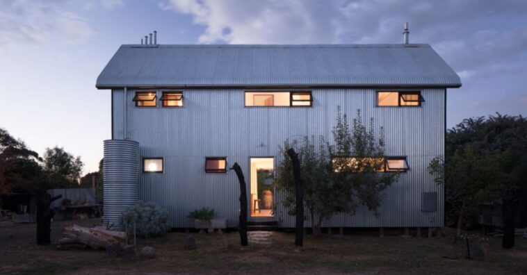 casa de materiais recicláveis