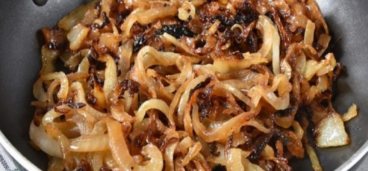 cebola caramelizada com shoyu