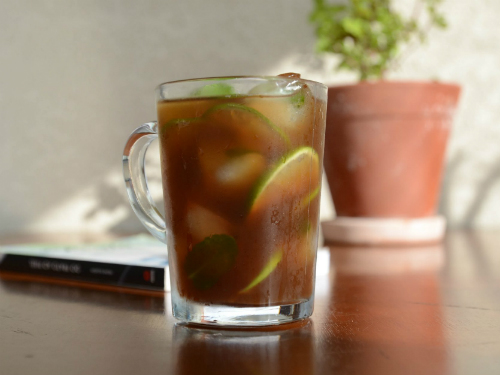 chá mate gelado concentrado