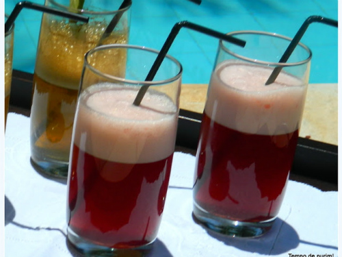 chá mate gelado cranberry