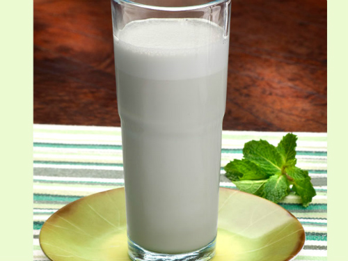 chá mate gelado cremoso