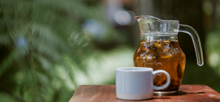 chá verde gelado como fazer