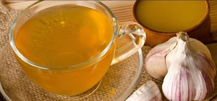 chás para gripe com alho