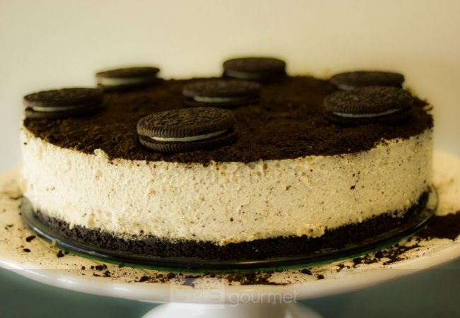 cheesecake com leite condensado e oreo