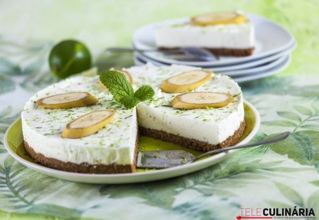 receita de cheesecake de banana