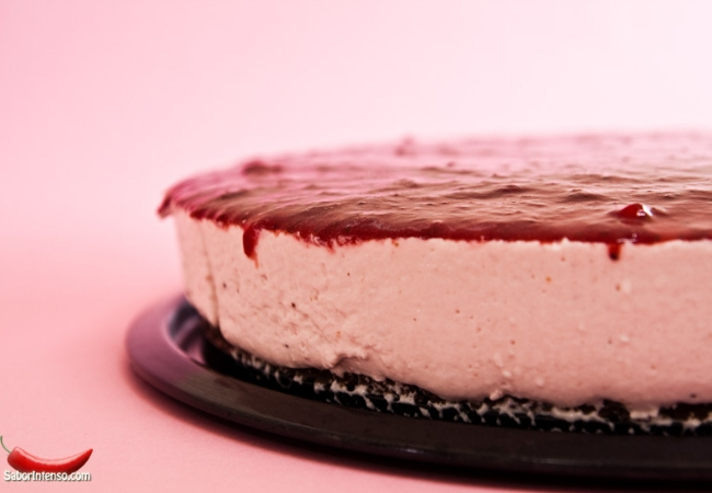 receita de cheesecake morango