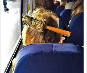 coisas que só acontecem segunda escova no cabelo