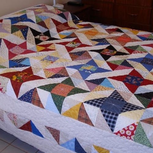 modelo colcha catavento