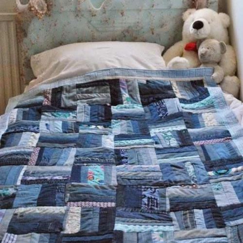 modelo colcha de retalhos jeans
