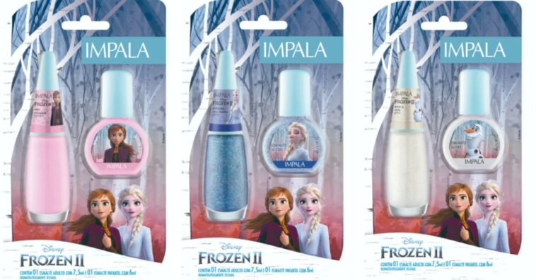coleção esmaltes impala frozen