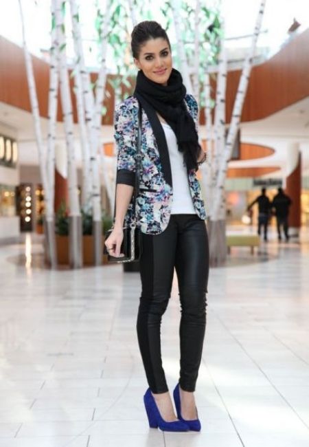 usar com blazer colorido