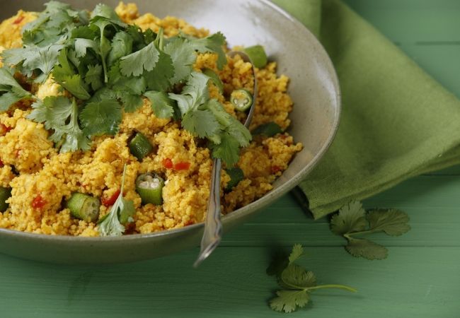 galinhada com cuscuz